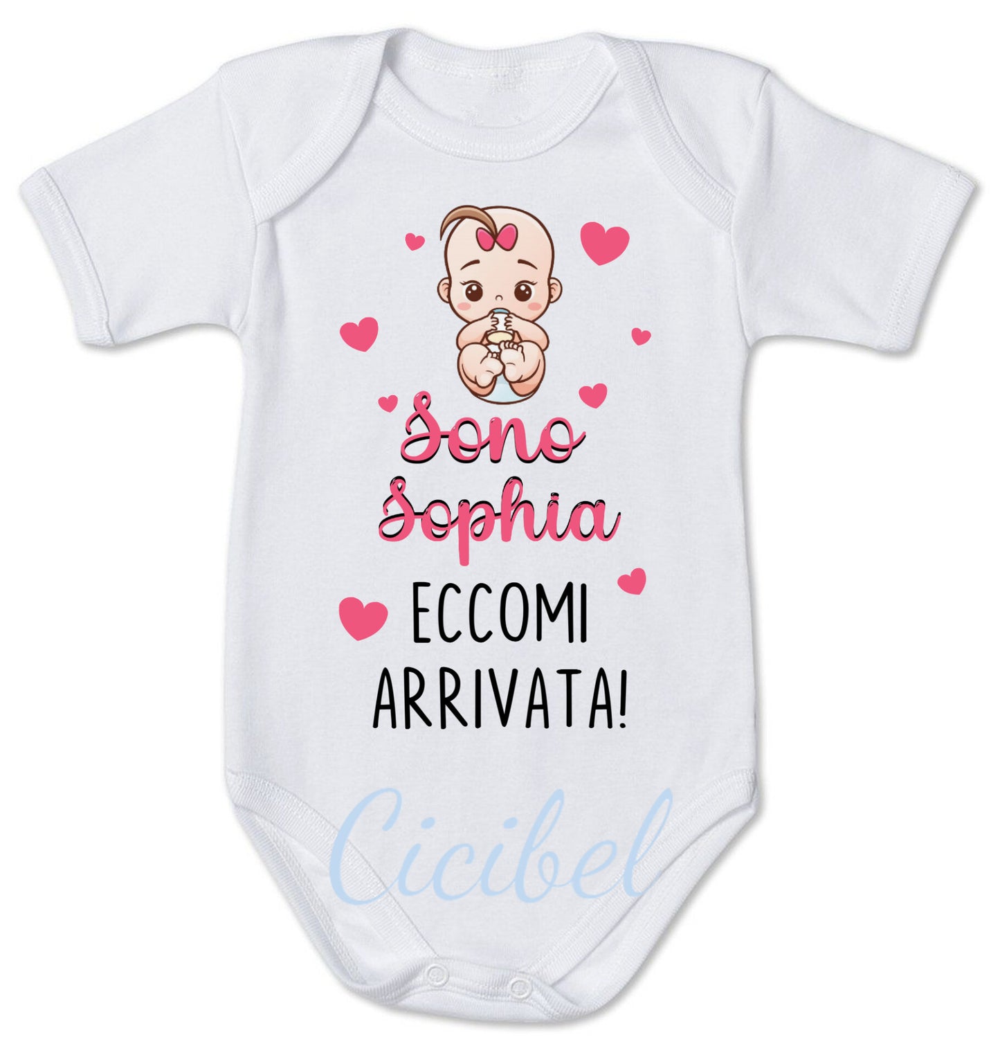 Body neonata ECCOMI ARRIVATA