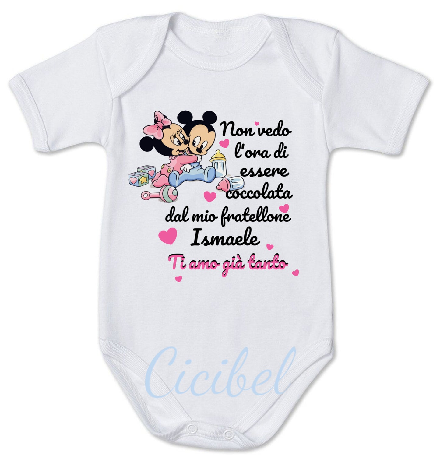 Body neonato MINNIE E TOPOLINO
