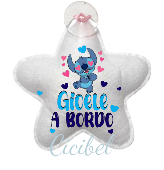 STELLA BIMBO A BORDO CON STITCH