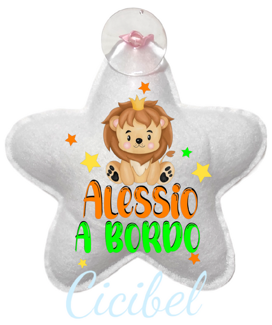 STELLA BIMBO A BORDO CON LEONCINO