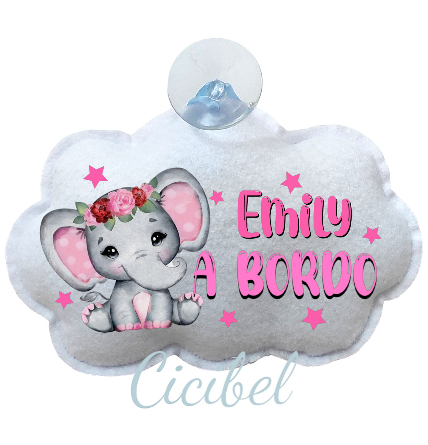 NUVOLA BIMBO A BORDO CON ELEFANTINA