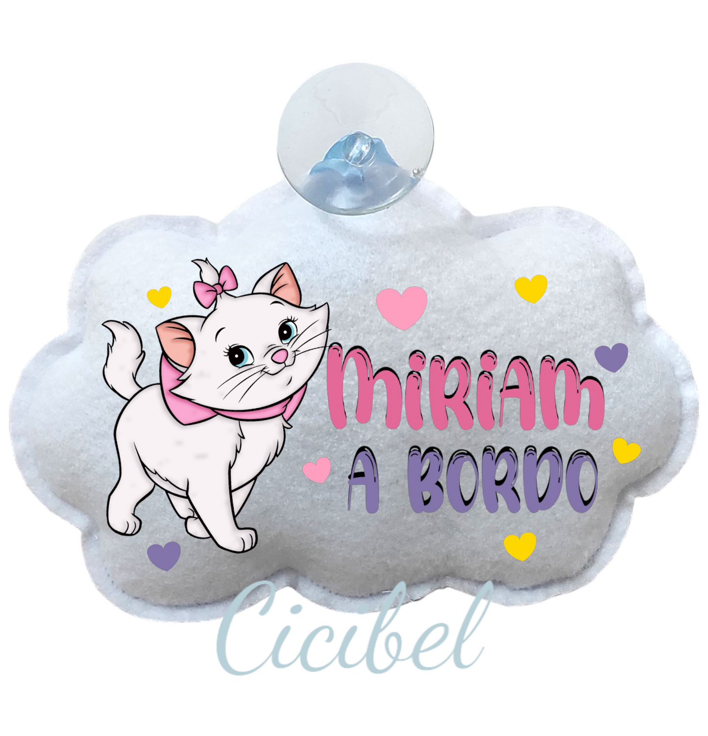 NUVOLA BIMBO A BORDO CON MINOU