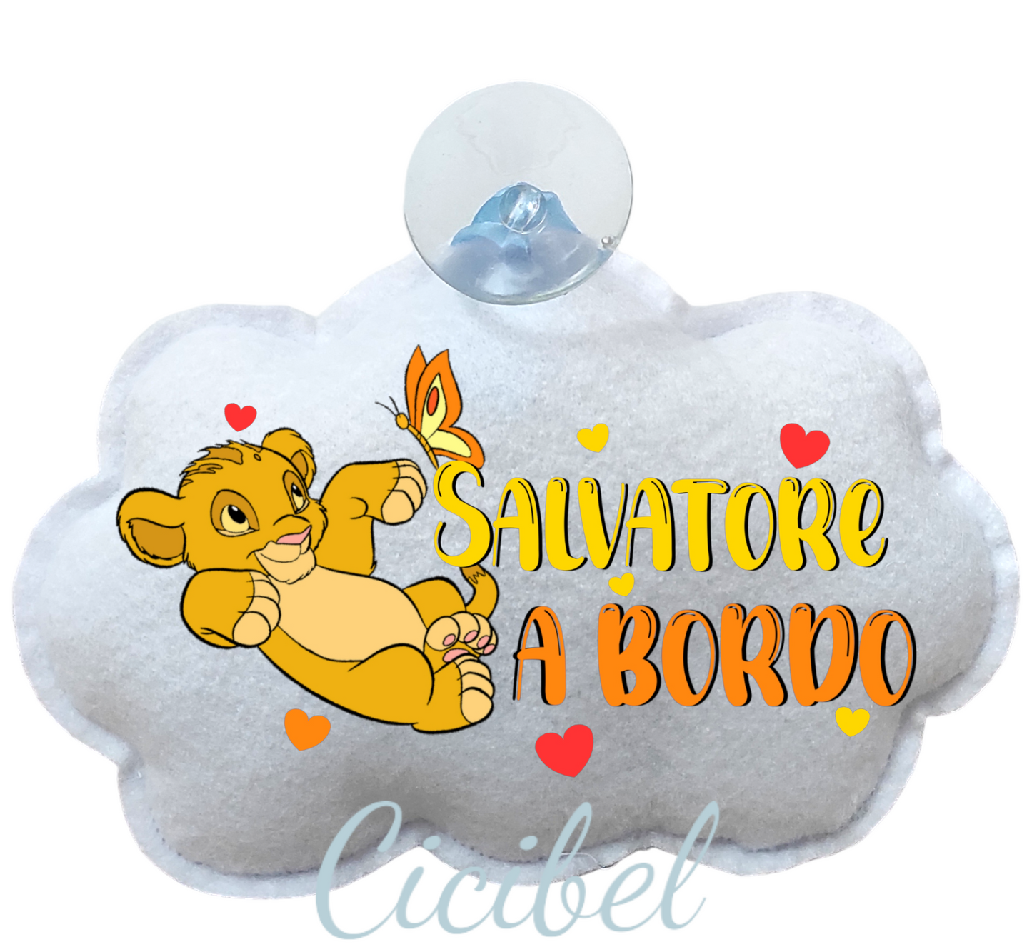 NUVOLA BIMBO A BORDO CON SIMBA