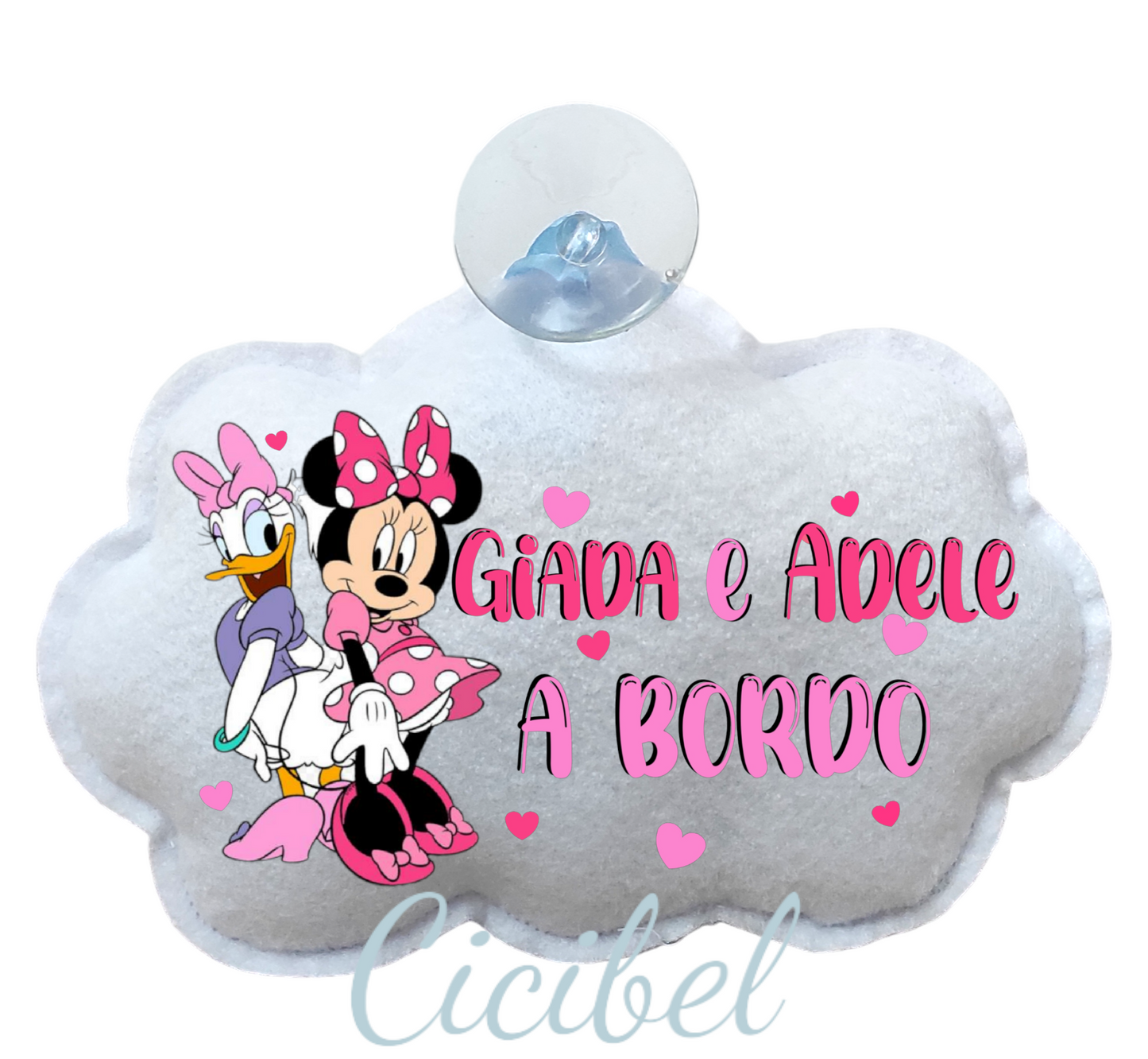 NUVOLA BIMBO A BORDO MINNIE E PAPERINA