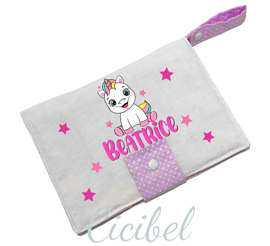 PORTA PANNOLINI/SALVIETTE UNICORNO