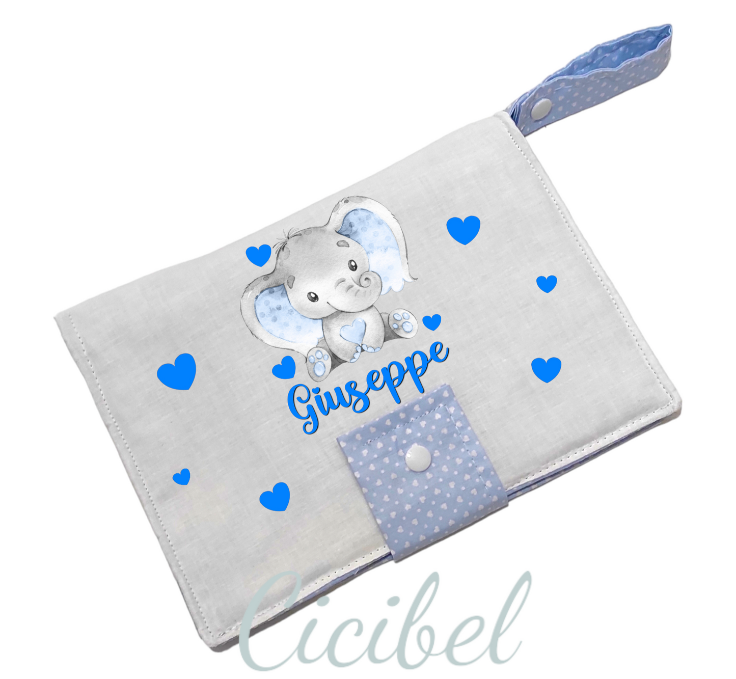 PORTA PANNOLINI/SALVIETTE ELEFANTINO