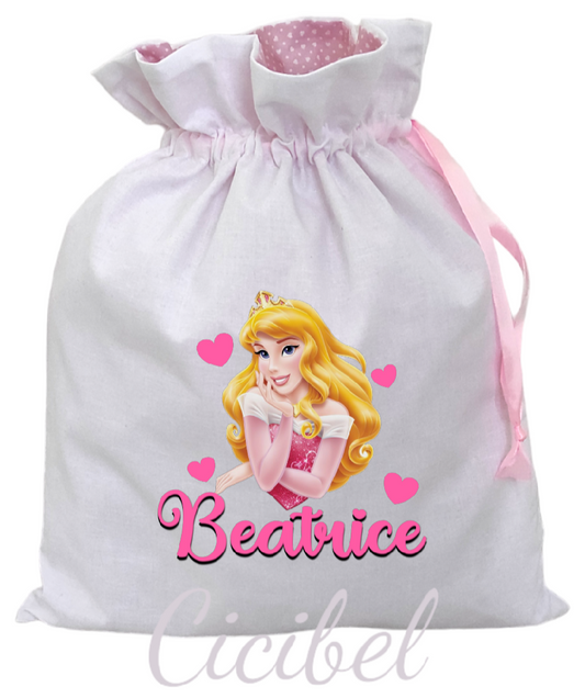 SACCHETTO PORTA CAMBIO PRINCIPESSA AURORA