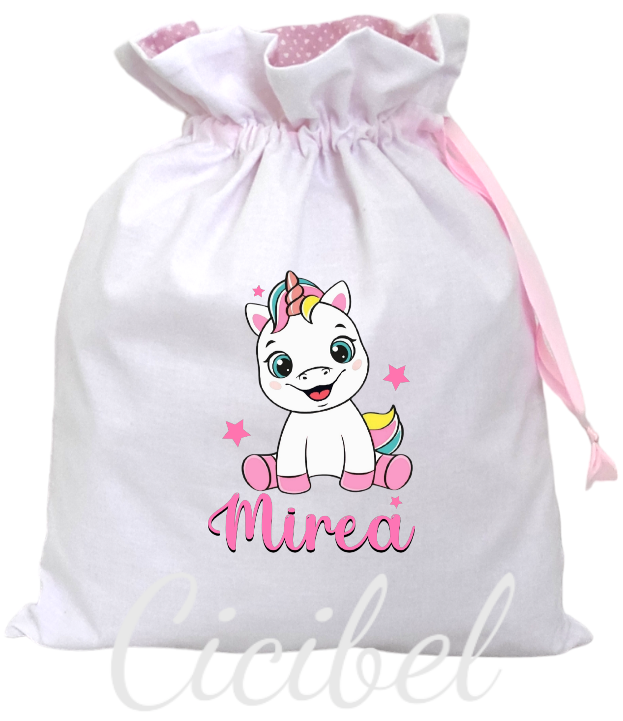 SACCHETTO PORTA CAMBIO UNICORNO