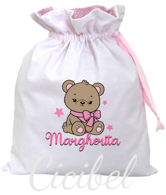 SACCHETTO PORTA CAMBIO ORSETTA FIOCCO