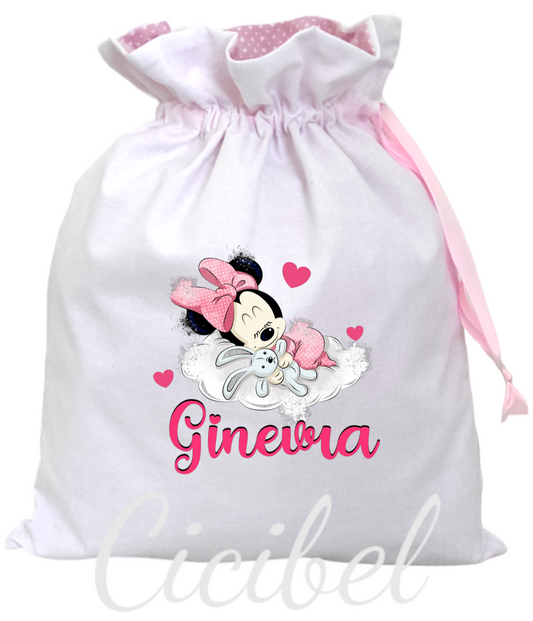 SACCHETTO PORTA CAMBIO MINNIE NUVOLETTA
