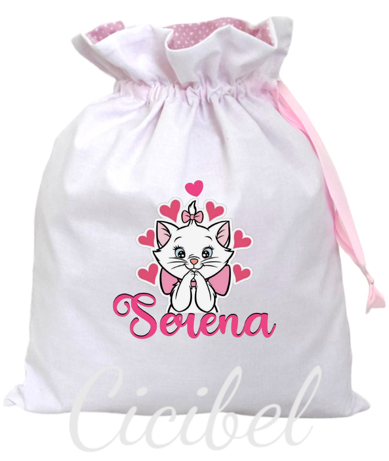 SACCHETTO PORTA CAMBIO MINOU CUORI