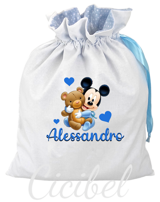 SACCHETTO PORTA CAMBIO TOPOLINO