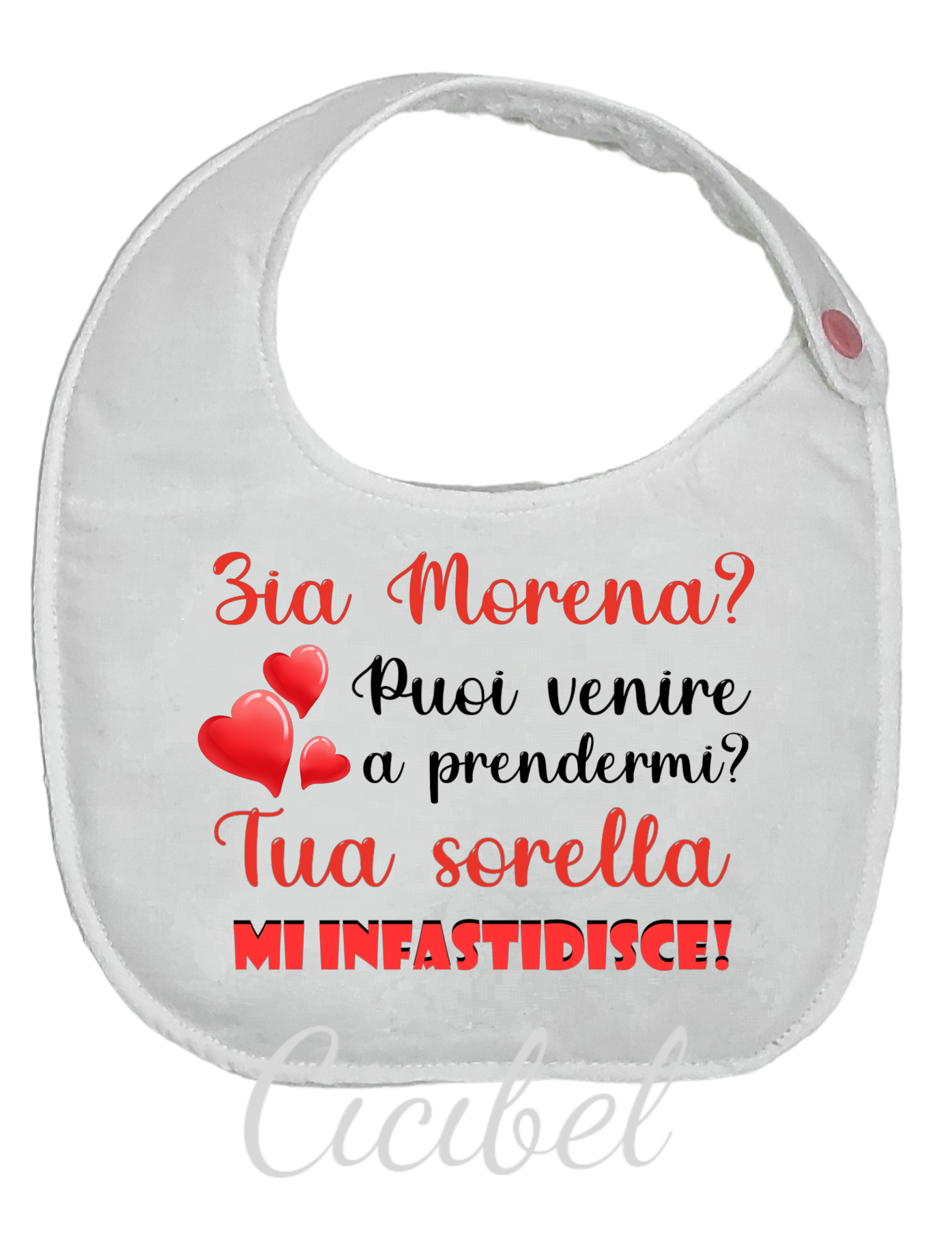 BAVAGLINO 0/12 MESI DEDICA ZIA