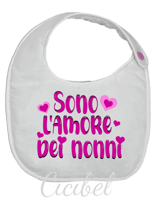 BAVAGLINO 0/12 MESI AMORE DEI NONNI