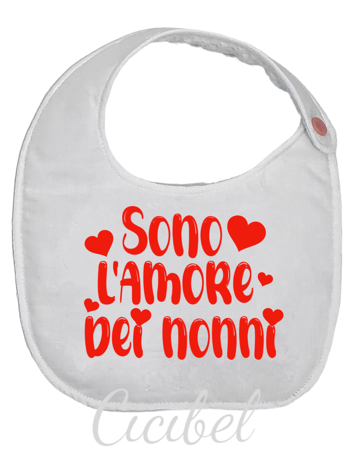 BAVAGLINO 0/12 MESI SONO L' AMORE DEI NONNI