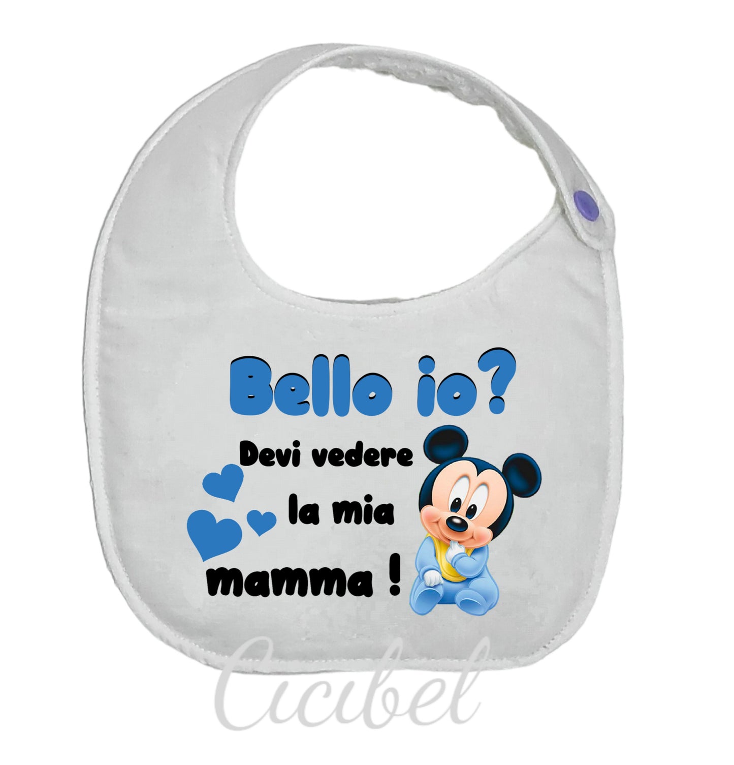 BAVAGLINO 0/12 MESI BELLO IO? TOPOLINO