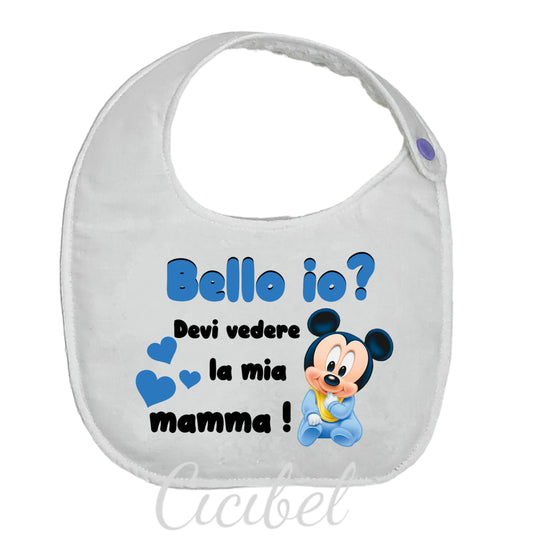 BAVAGLINO 0/12 MESI BELLO IO? TOPOLINO