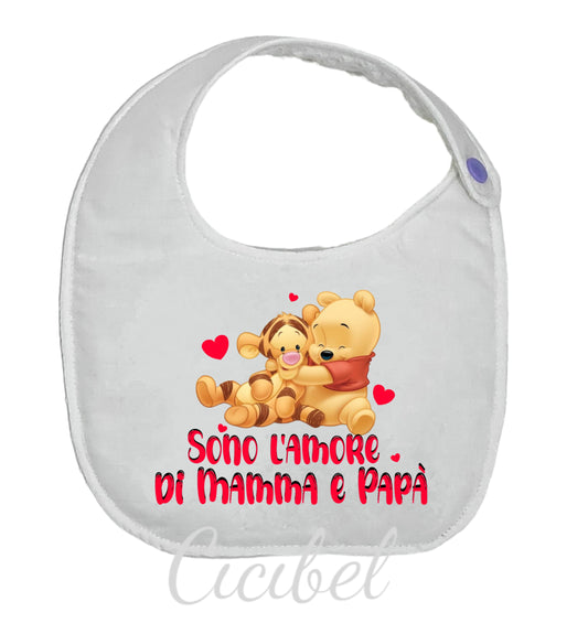 BAVAGLINO 0/12 MESI WINNIE AMORE DI MAMMA E PAPA'
