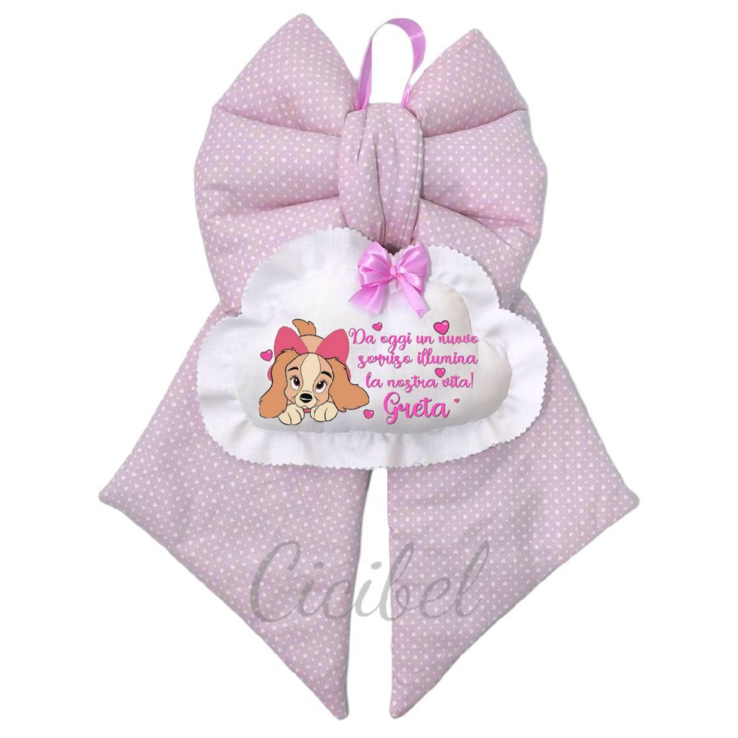 FIOCCO NASCITA CLASSICO ROSA LILLI