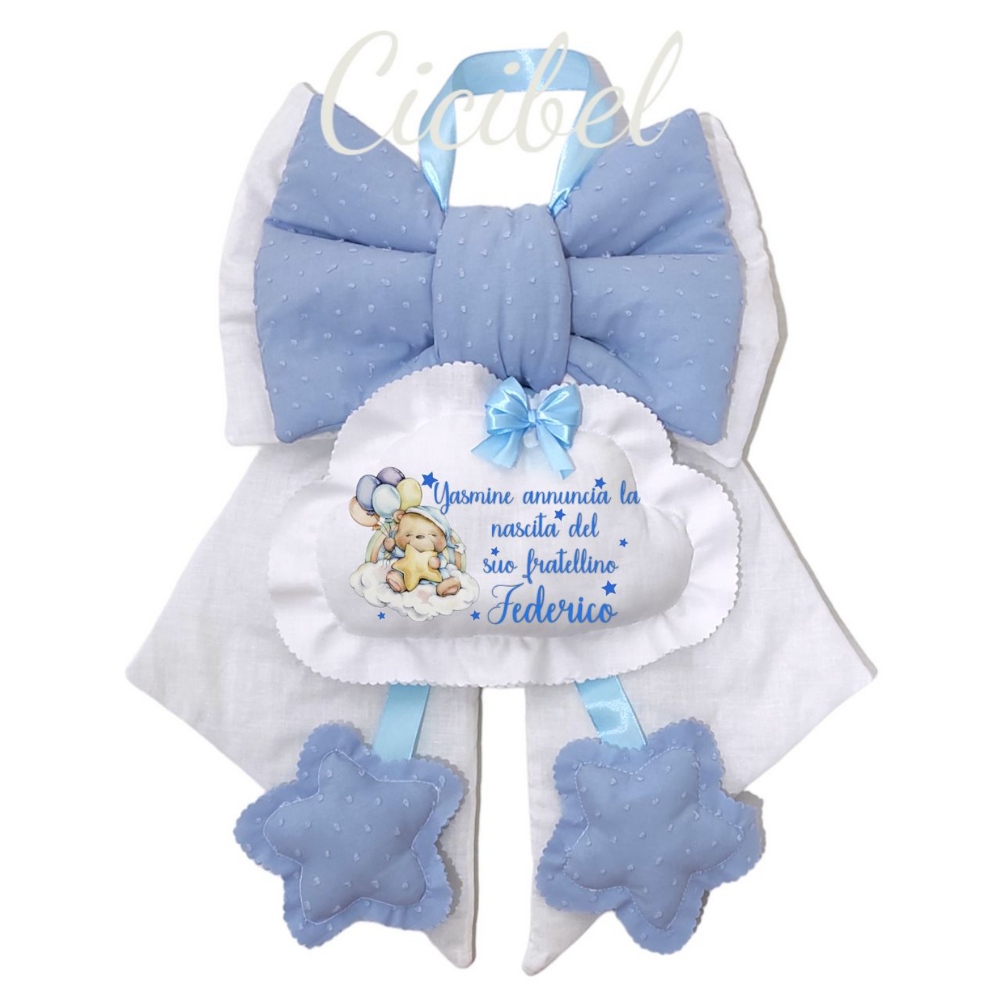 FIOCCO BICOLORE ORSETTO