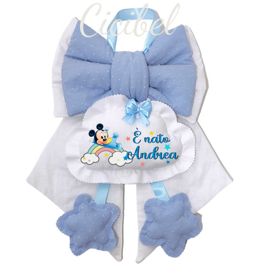 FIOCCO BICOLORE TOPOLINO