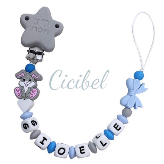 CATENELLA PORTACIUCCIO CONIGLIETTO CELESTE