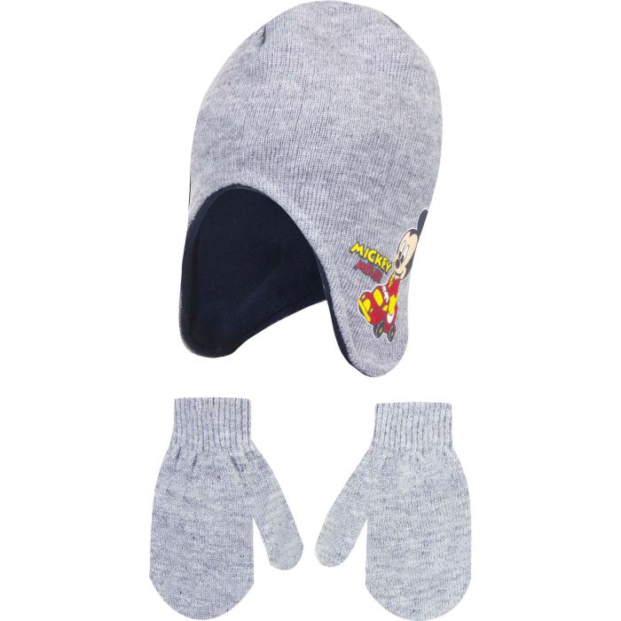 CAPPELLO E GUANTI NEONATO MICKEY MOUSE