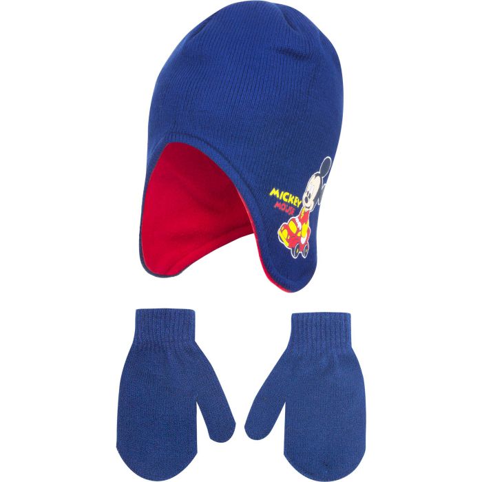 CAPPELLO E GUANTI NEONATO MICKEY MOUSE