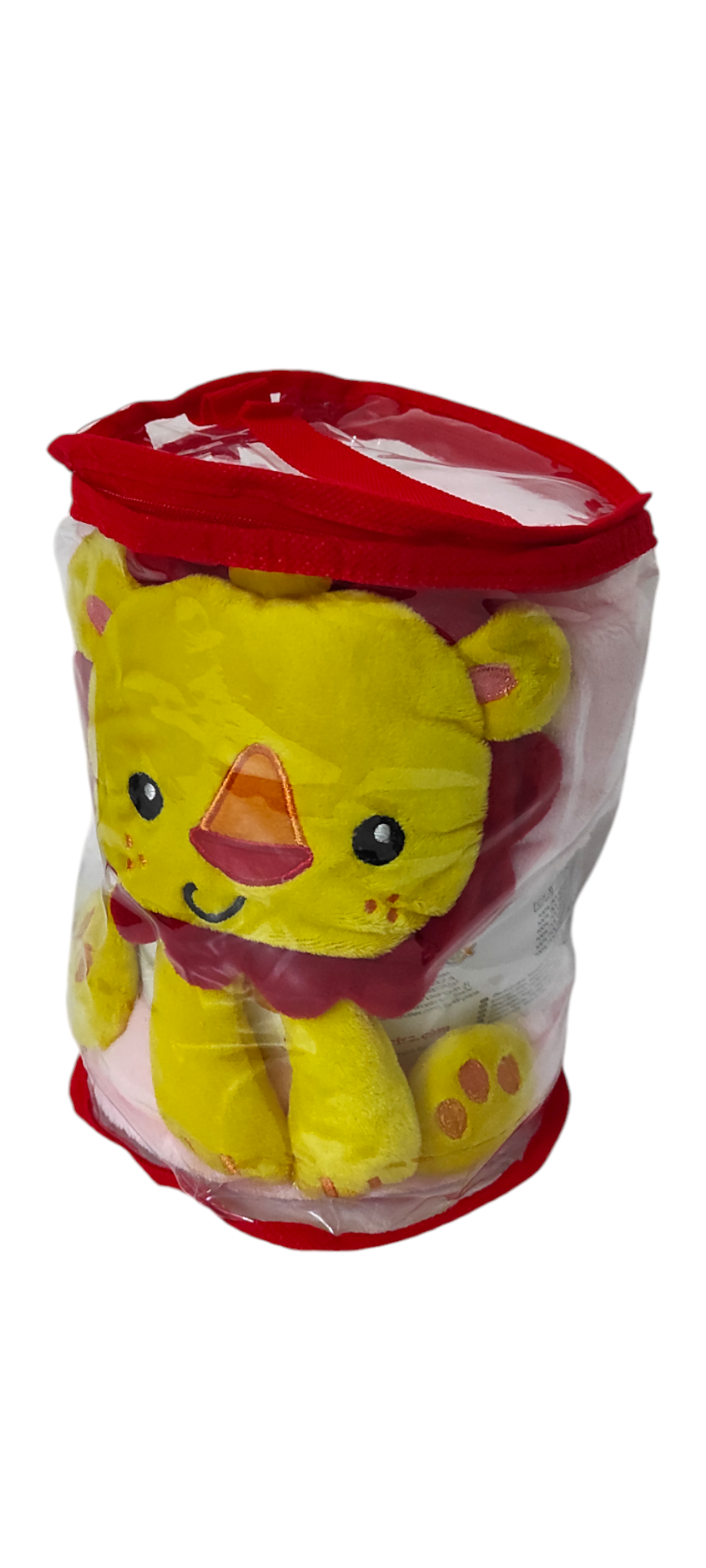 COPERTINA ROSA FISHER PRICE CON PELUCHES LEONCINO
