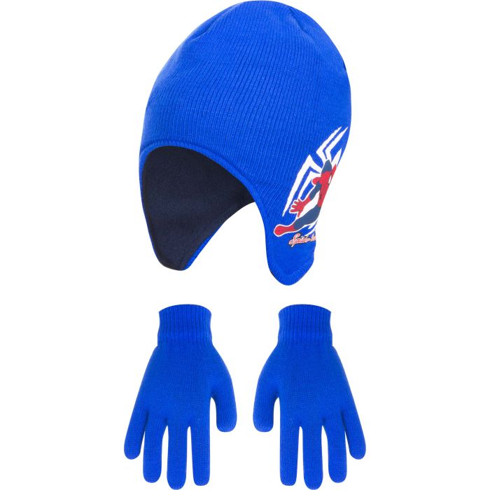 SET CAPPELLO E GUANTI SPIDERMAN PER BAMBINO