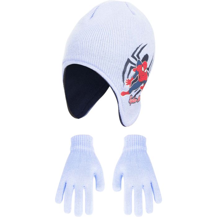 SET CAPPELLO E GUANTI SPIDERMAN PER BAMBINO