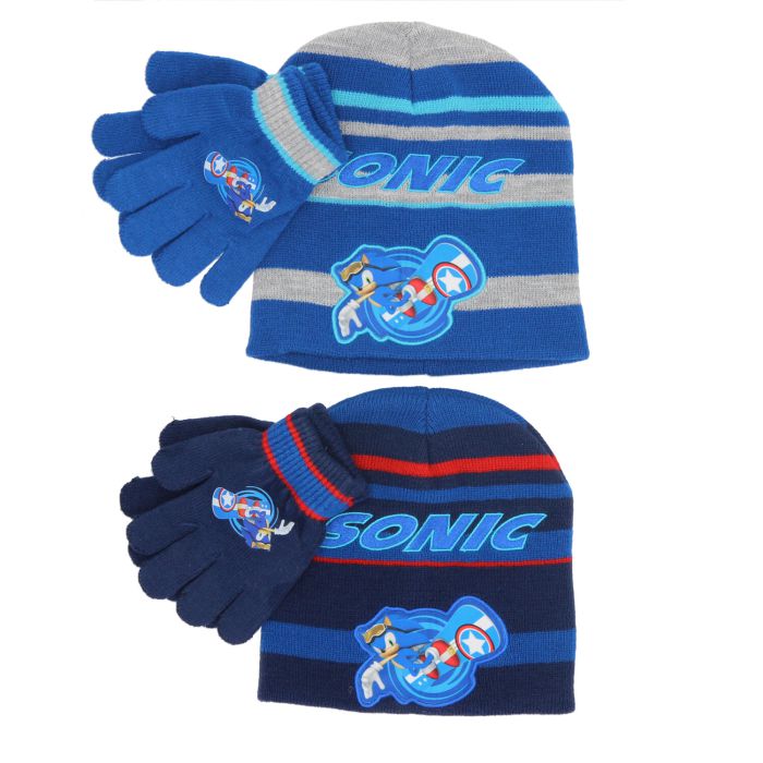 SET CAPPELLO E GUANTI BAMBINO SONIC