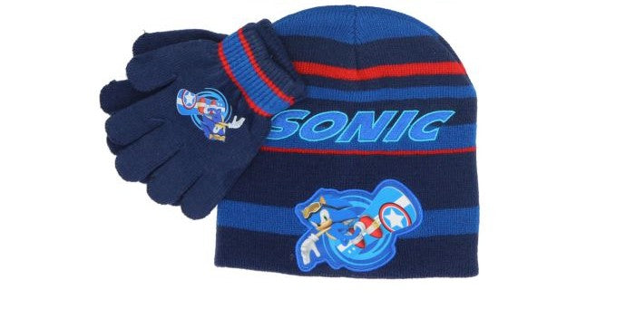 SET CAPPELLO E GUANTI BAMBINO SONIC