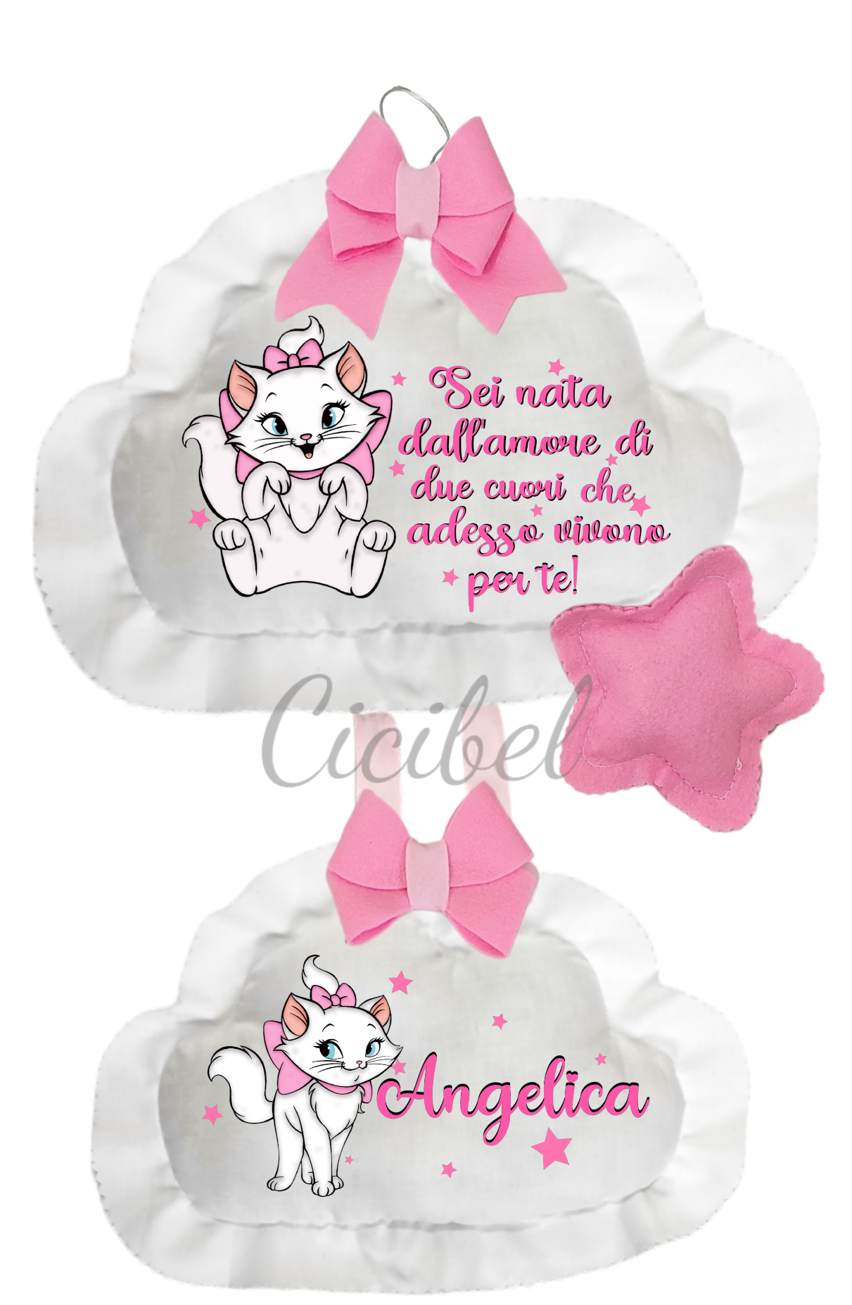 FIOCCO NASCITA DOPPIA NUVOLA MINOU
