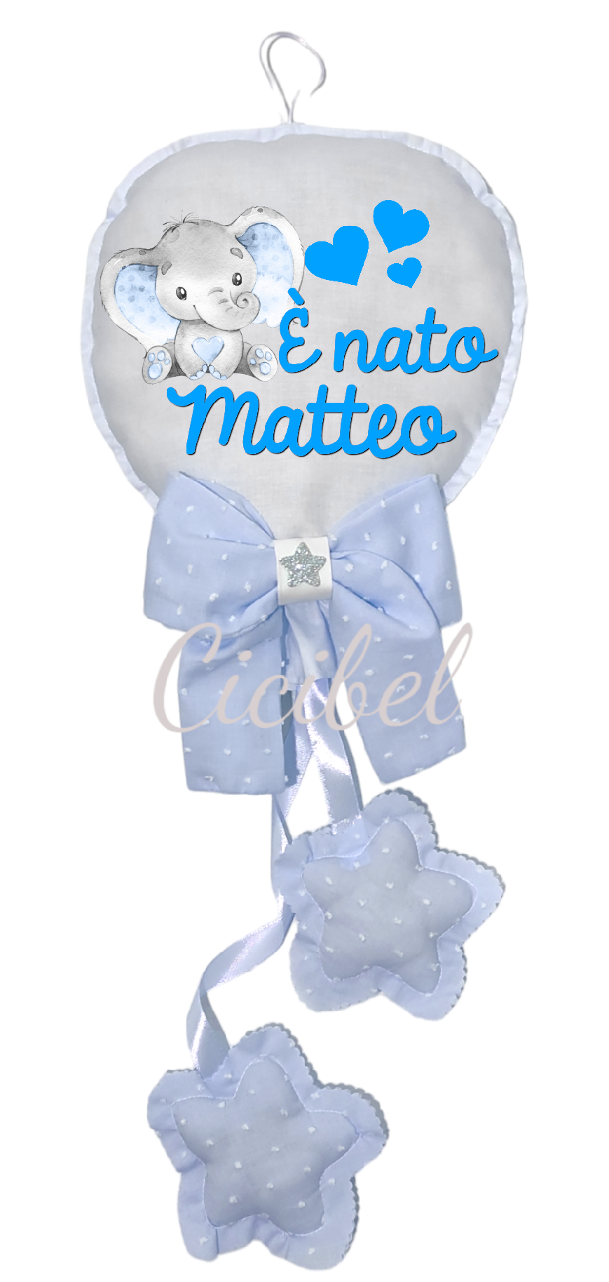FIOCCO PALLONCINO ELEFANTINO