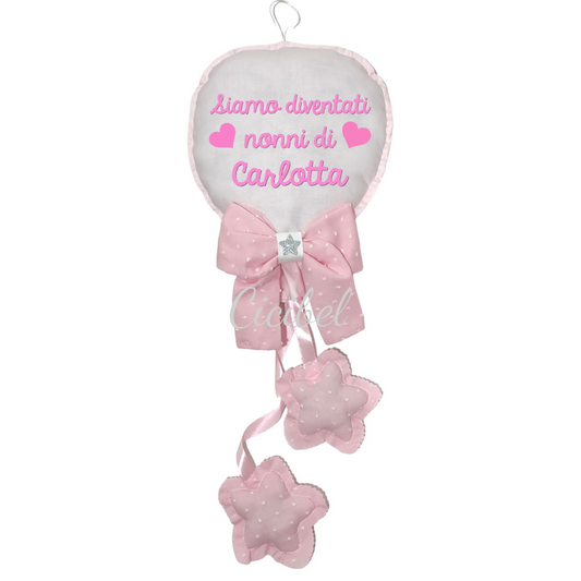 FIOCCO PALLONCINO "SIAMO DIVENTATI NONNI"