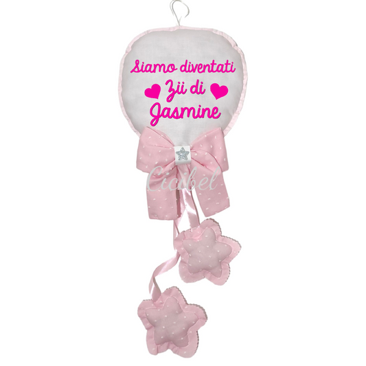 FIOCCO PALLONCINO "SIAMO DIVENTATI ZII"