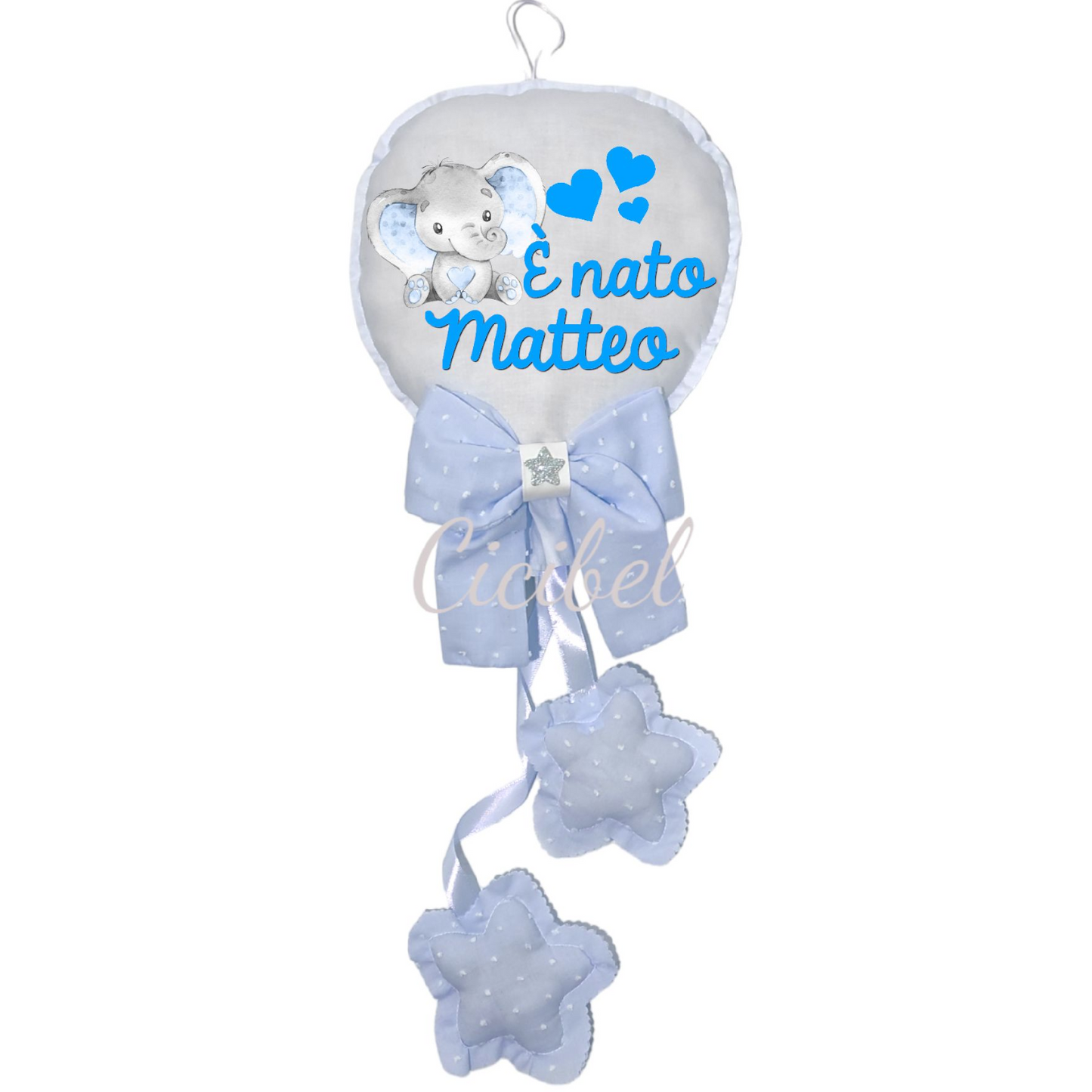 FIOCCO PALLONCINO ELEFANTINO