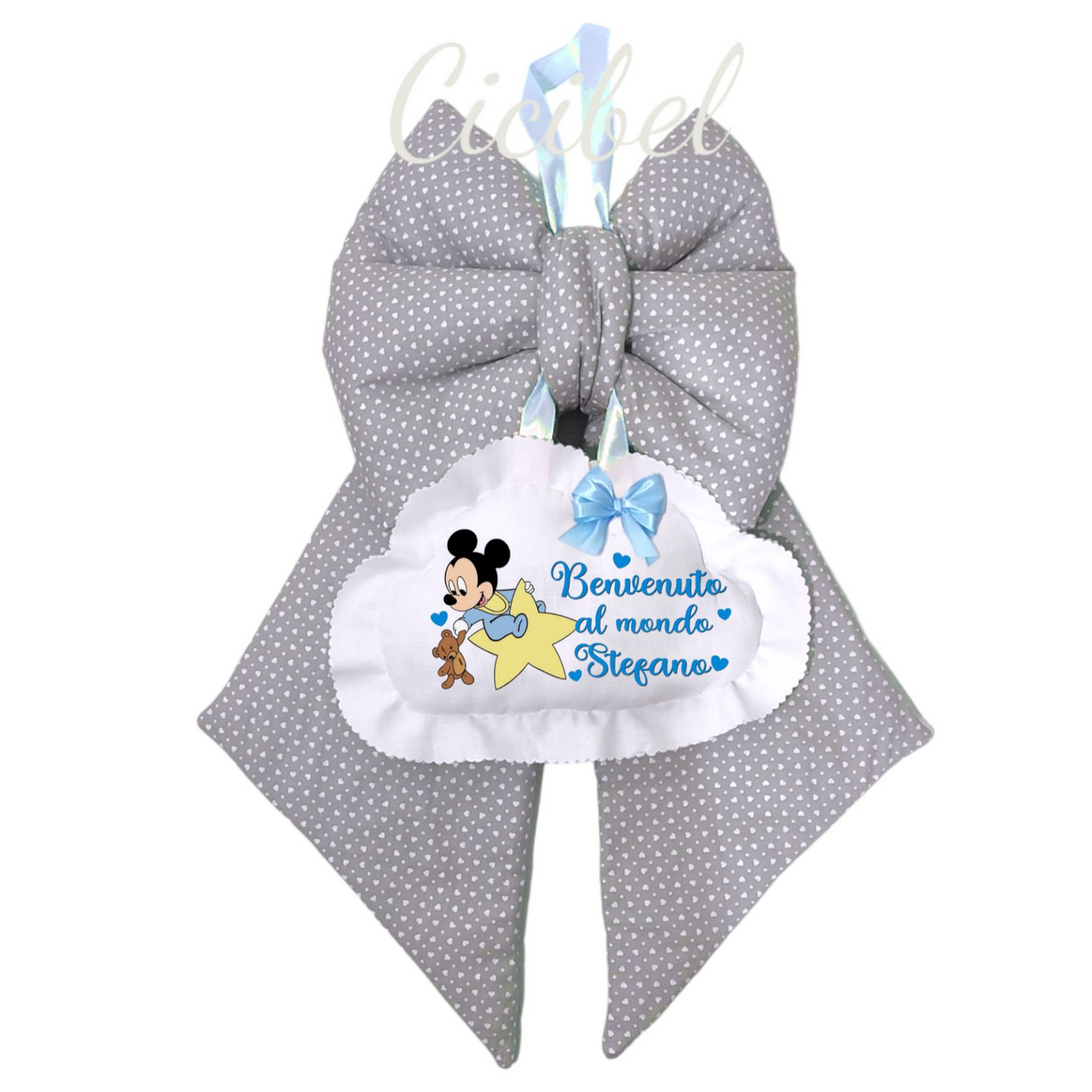 FIOCCO NASCITA CLASSICO GRIGIO TOPOLINO