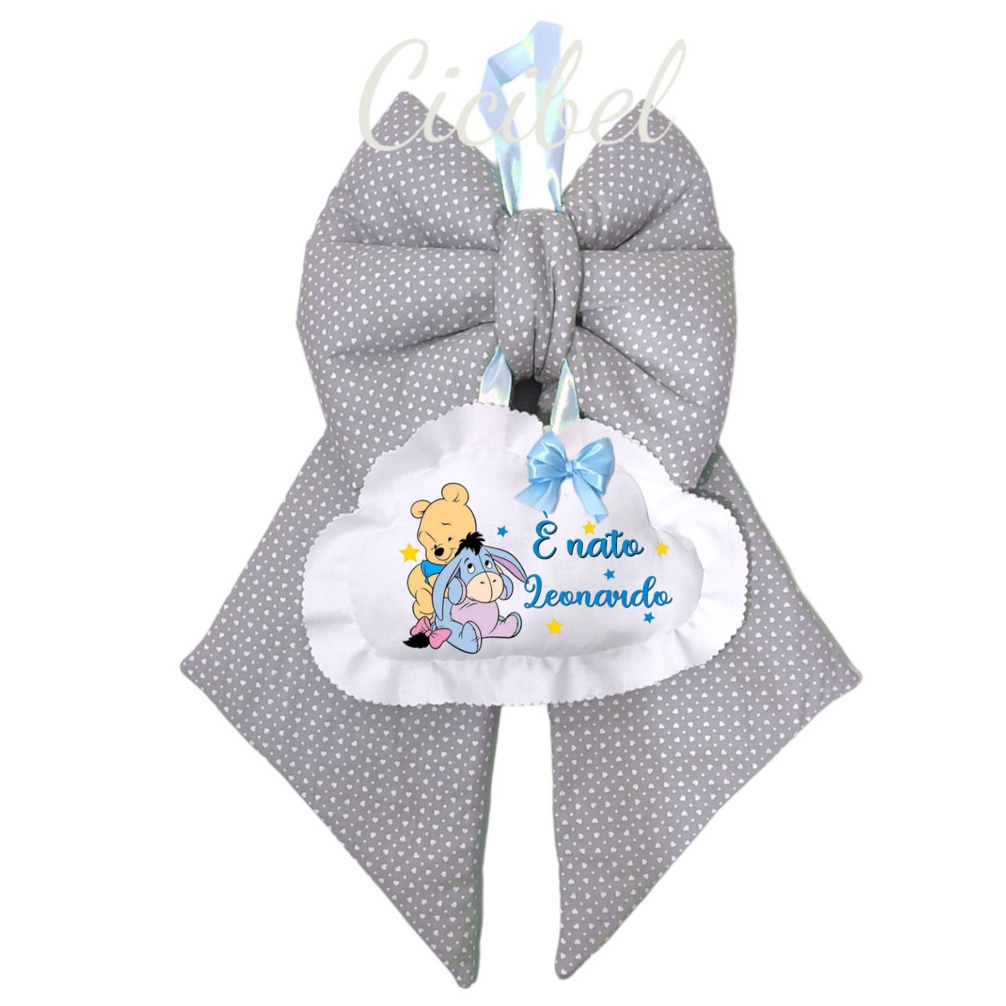 FIOCCO NASCITA CLASSICO GRIGIO WINNIE THE POOH