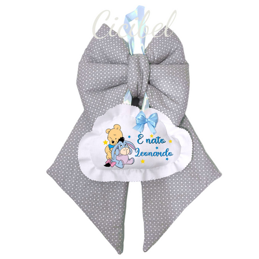 FIOCCO NASCITA CLASSICO GRIGIO WINNIE THE POOH
