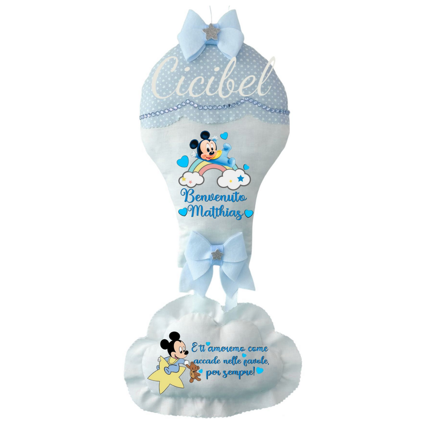 FIOCCO MONGOLFIERA TOPOLINO