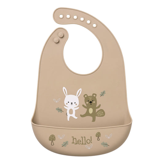 BAVAGLINO IN SILICONE CON ANIMALETTI "ELLEPI"