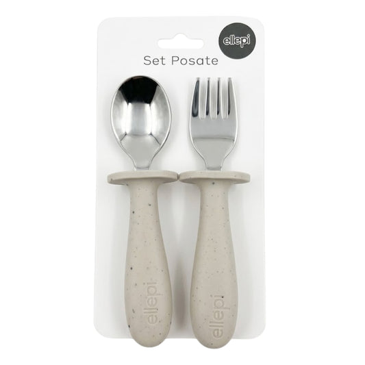 SET POSATE IN SILICONE ELLEPI ECRU'