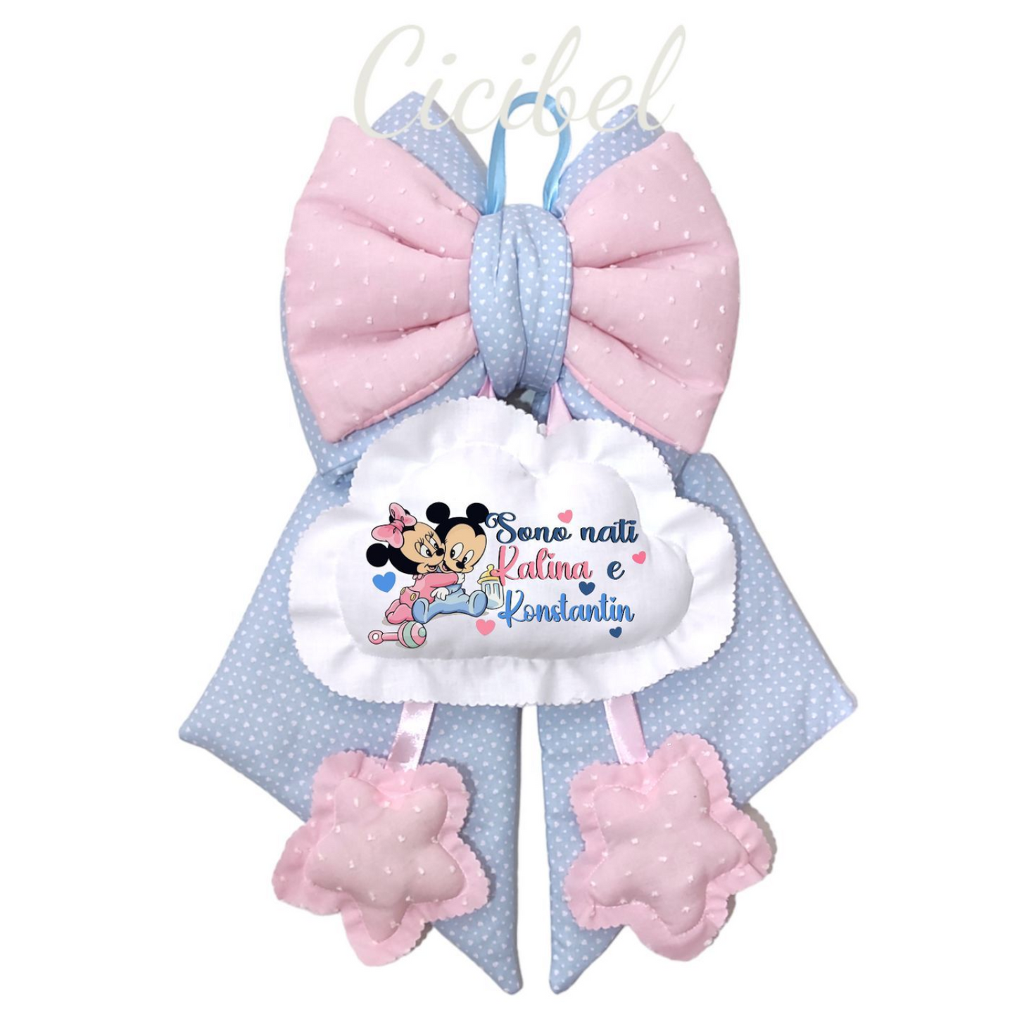 FIOCCO GEMELLARE MINNIE E TOPOLINO