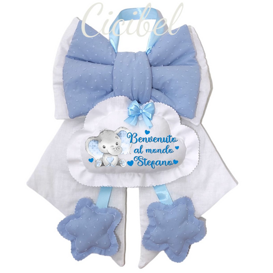 FIOCCO BICOLORE ELEFANTINO