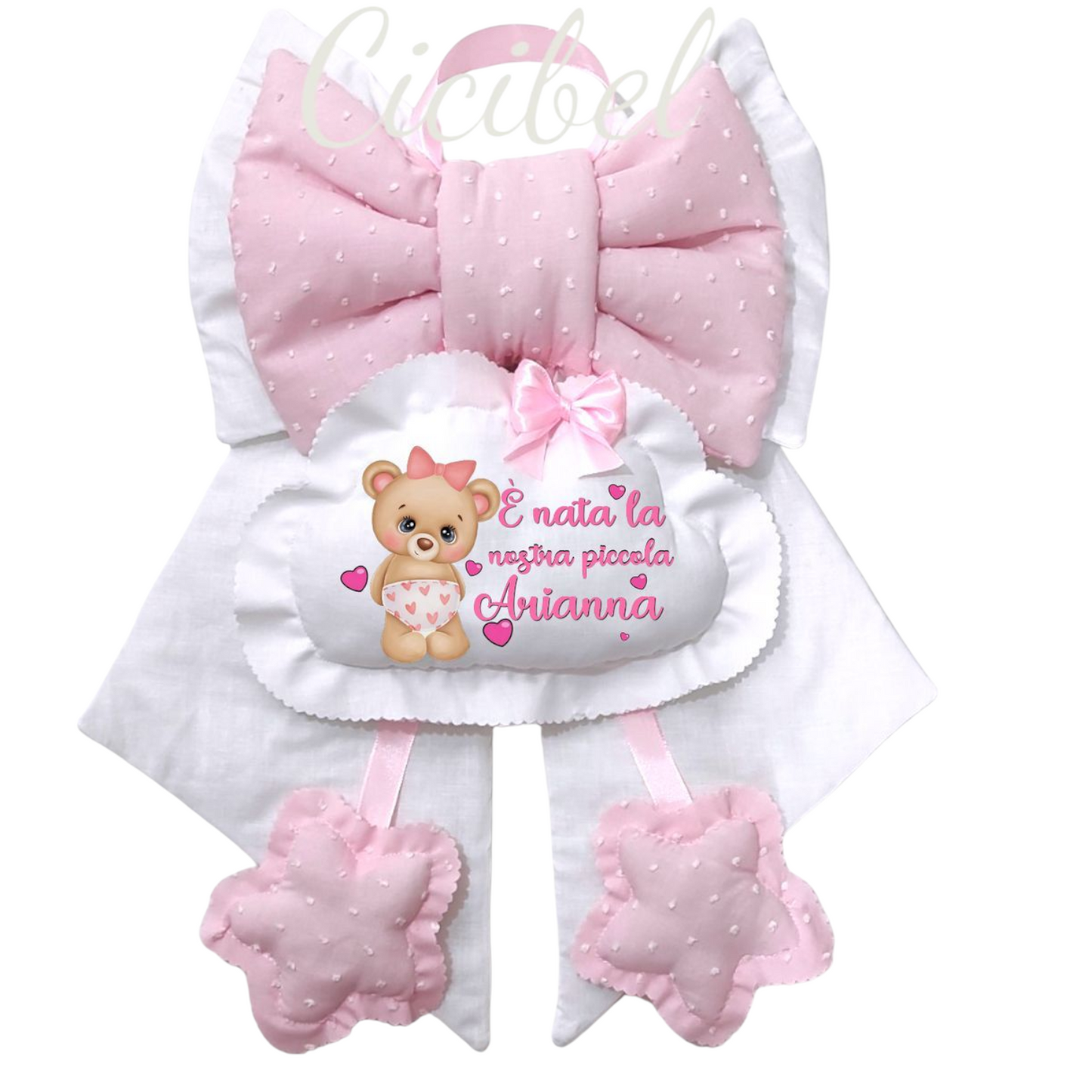 FIOCCO BICOLORE ORSETTO