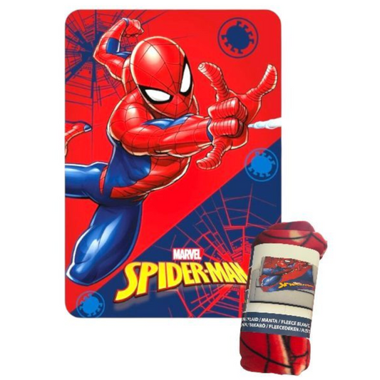 COPERTA IN PILE SPIDERMAN