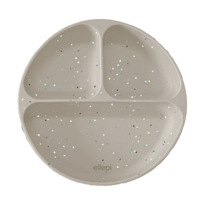 PIATTO IN SILICONE CON VENTOSA - ELLEPI - ECRU'