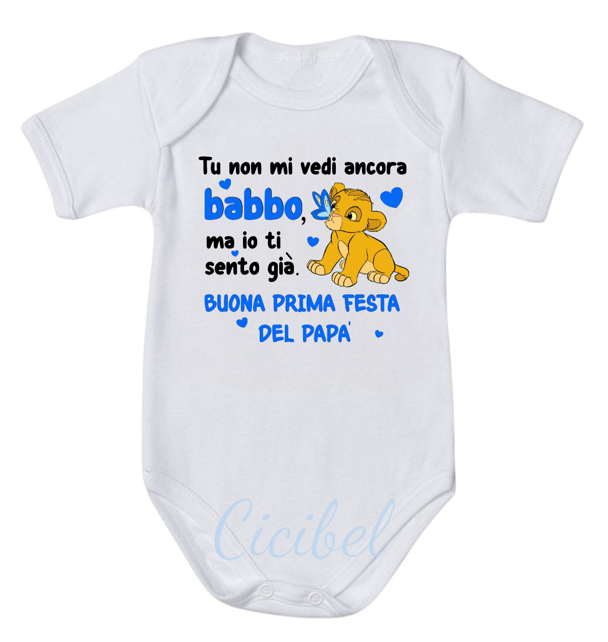Body DEDICA PAPÀ CON SIMBA